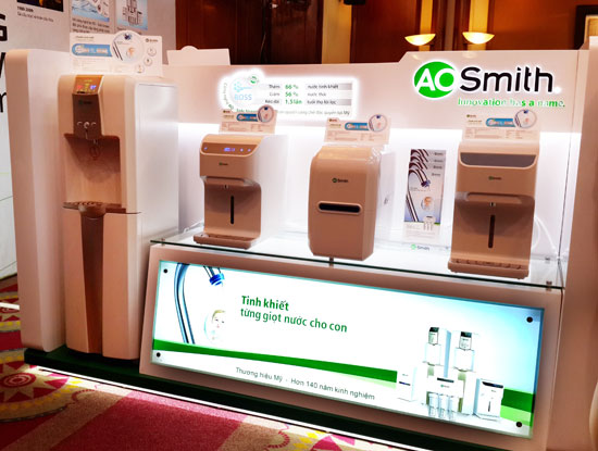  Trang chủ » Kinh doanh » Doanh nghiệp Hãng máy lọc nước A.O Smith của Mỹ chính thức vào thị trường Việt Nam