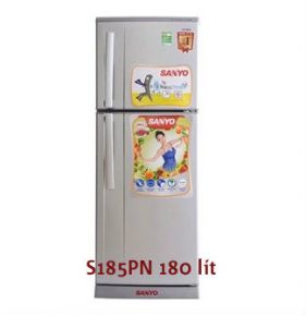 Tủ lạnh Sanyo 2 cửa SR-S185PN(SN) 180 lít